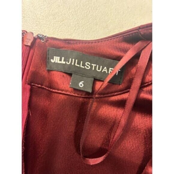 JILL by JILL STUART Women's Deep-v Long Sleeved Cocktail Dress 6 - Picture 5 of 5